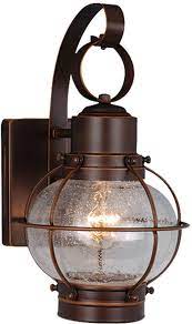 Wide Outdoor Wall Lighting Sconce