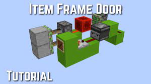 easy item frame door in minecraft 1 16