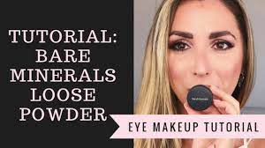 bare minerals loose eyeshadow tutorial