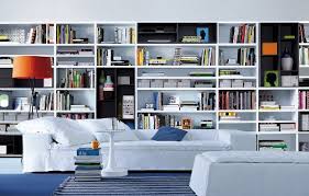 Elegant Wall To Wall Shelving For Your
