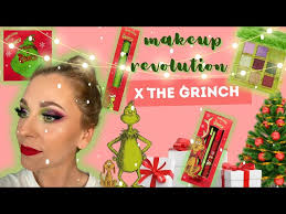 new the grinch x makeup revolution