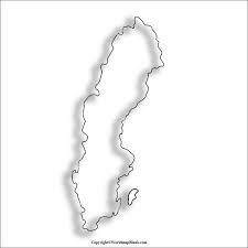 Map of the world with the names of all countries, territories and major cities, with borders. Printable Blank Map Of Sweden Outline Transparent Png Map