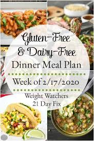 dairy free healthy dinner meal plan