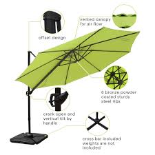 10ft Cantilever Offset Patio Umbrella