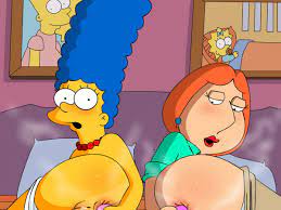 Marge Simpson and Lois Griffin Shaved Pussy Masturbation Anal Dildo < Your  Cartoon Porn