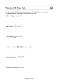 Trigonometry Puremaths 2 Rp As A