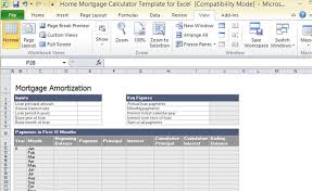 Home Mortgage Calculator Template For Excel