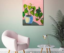 Indoor Plants Painting Plant Wall Art