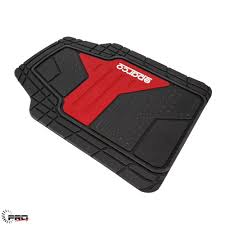 sparco car mat black red spf511rd pro