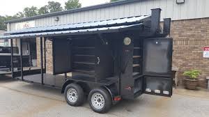 enclosed bbq smoker grill trailer roof