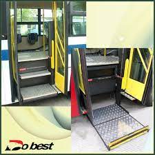 half automatic step wheelchair lift for