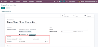 coupon programs with the odoo 15 s