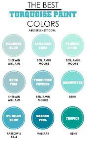 Turquoise Painting Paint Colors