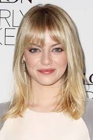 This year, long layered hair with bangs is among women's favorites, and you should try it too. 16 Must See Emma Stone Hair Color Ideas Blonde Red Auburn Highlights