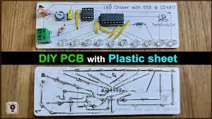 make diy pcb for mini projects using