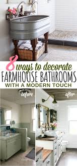 Farmhouse Bathroom Design Ideas For A