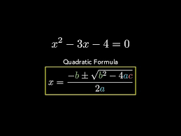 Solve With The Quadratic Formula Step