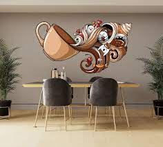 Coffee Wall Decal Cafe Wall Sticker