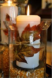festive fall centerpieces with candles