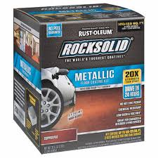 rust oleum rocksolid metallic floor