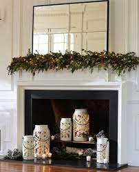 47 Adorable Fireplace Candle Displays