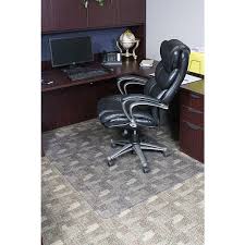 clear rectangle office chair mat