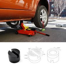 floor slotted car rubber jack pad