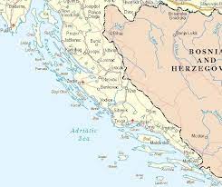 The outline map above is of croatia, a country occupying an area of 56,594 km 2 (21,851 sq mi) in europe. List Of Inhabited Islands Of Croatia Wikipedia