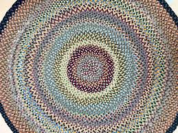 5 8 used handmade wool braided rug
