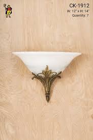 Gothic Glass Bowl Pocket Wall Sconce