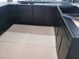 clic modular black shaker kitchen