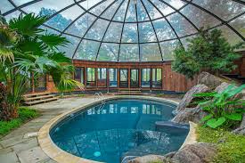 chappaqua house with a pool terrarium