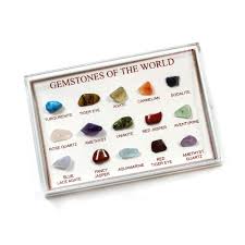 Jurassic Jacks Mini Gemstone Chart Box Gems Of The World