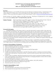 College Counselor Resume Gse Bookbinder Co