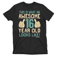 ager boys 16th birthday t shirt