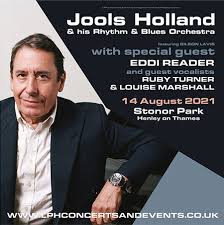 Jools brings together hot, legendary and undiscovered artists for live studio performances, interviews and musical magic. Jools Holland His Rhythm Blues Orchestra Stonor