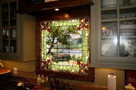 Stained Glass Window For A Kitchen
