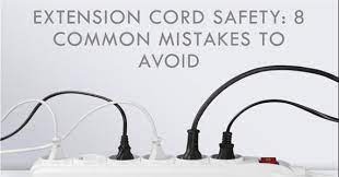 extension cord safety 8 common