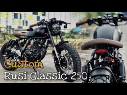 rusi clic 250 custom singel rider
