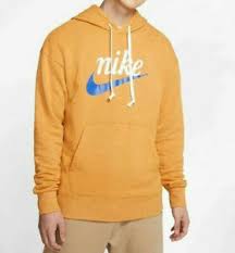 Nike air crew fleece men's • gray/blue. Nike Gold Hoodies For Men For Sale Shop Men S Athletic Clothes Ebay