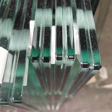 tempered laminated clear glass 12mm