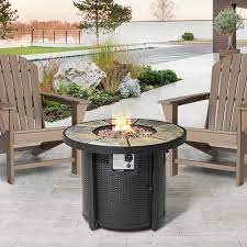 Aluminum Propane Fire Pit Table