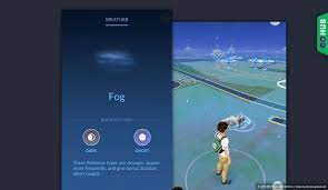 Fog weather in Pokemon GO