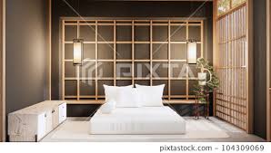 bed toom muji style interior design