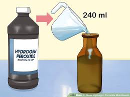 How To Make Hydrogen Peroxide Mouthwash 9 Steps With Pictures