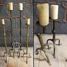 floor standing church candle sticks