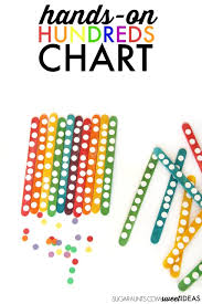 Rainbow Math Popsicle Stick Hundreds Chart The Ot Toolbox