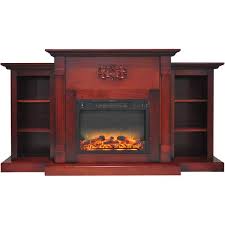 Electric Fireplace In Cherry