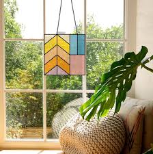 Square Stained Glass Pattern Modern