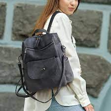 Fashionable Travel Backpacks For Women gambar png